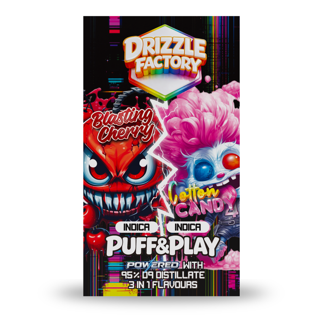 Blasting Cherry/Cotton Candy – Puff & Play 6g Vape
