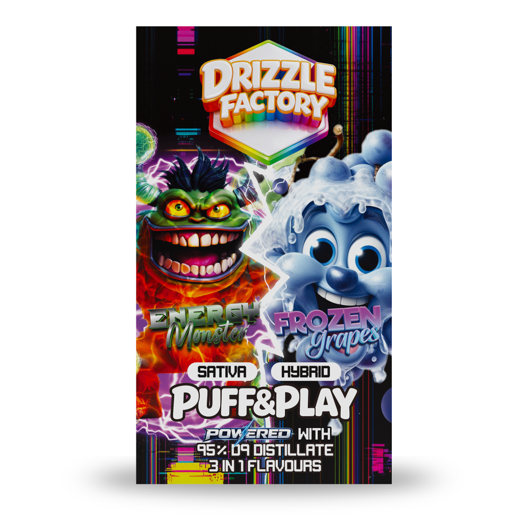 Energy Monster/Frozen Grapes – Puff & Play 6g Vape