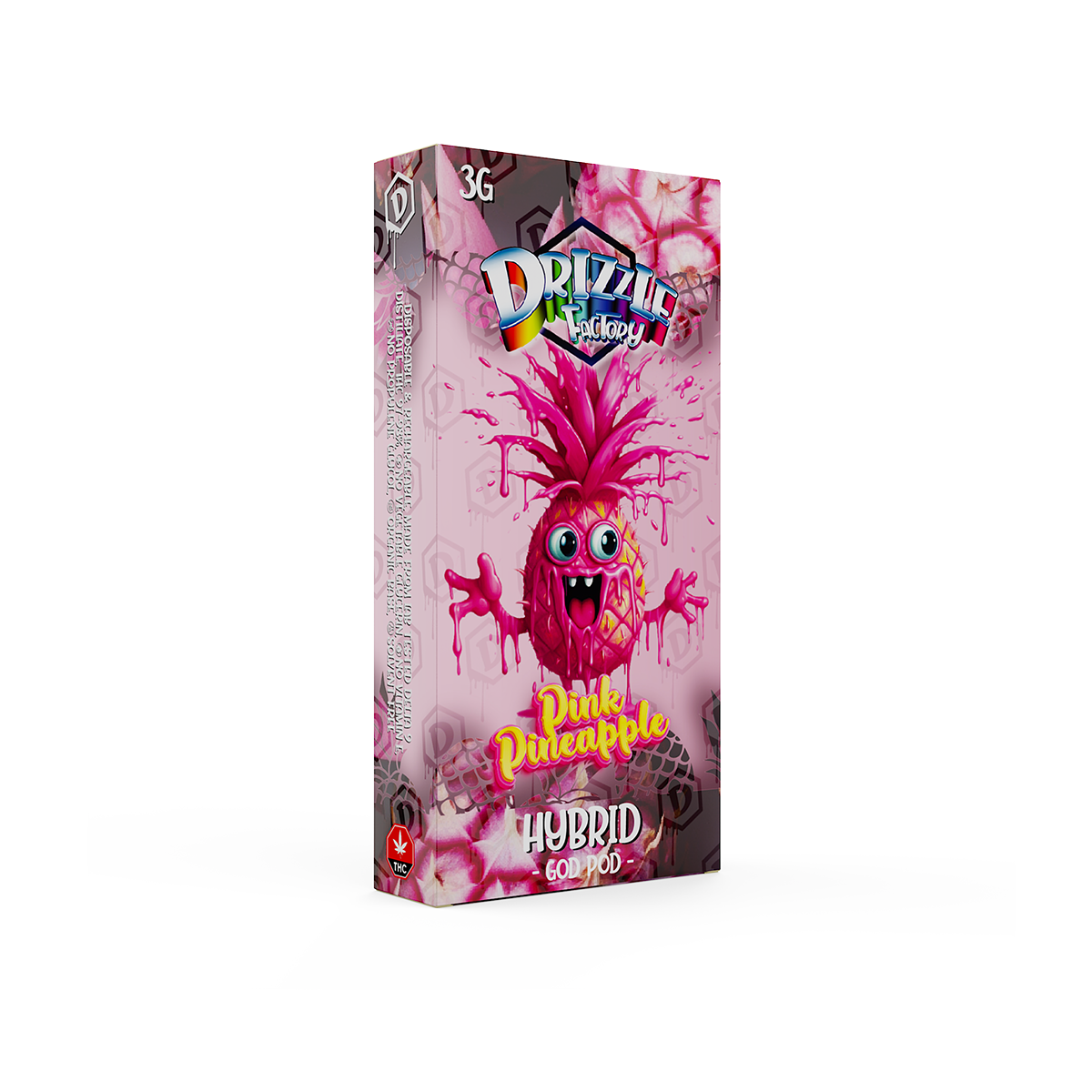 Pink Pineapple God Pod 3G Vape