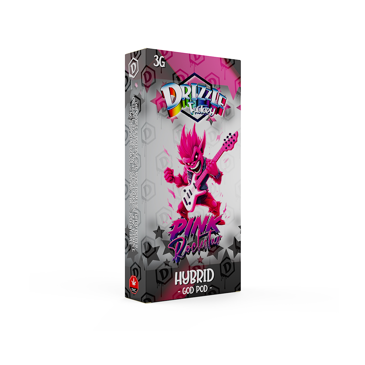 Pink Rockstar God Pod 3G Vape